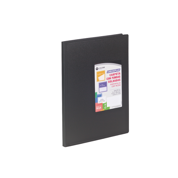 Carpeta multif. Carchidea 40 h. Negra opaca