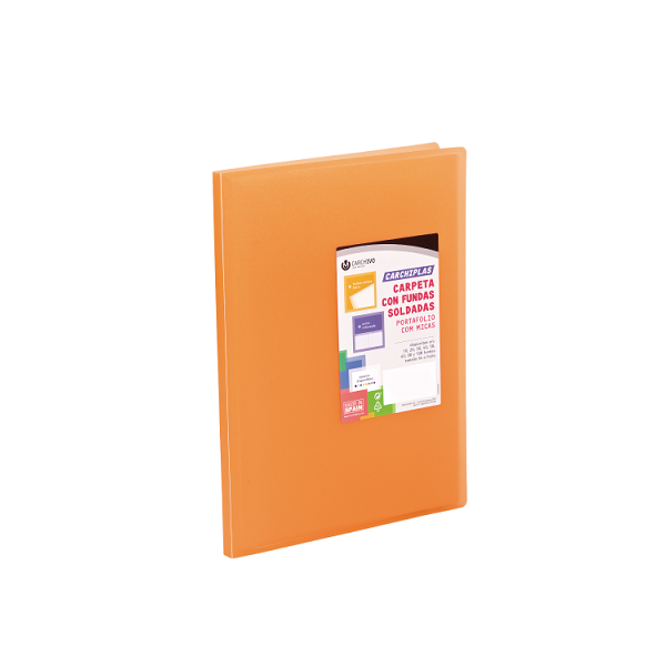 Carpeta multif. Carchidea 50 h. Naranja trasl.