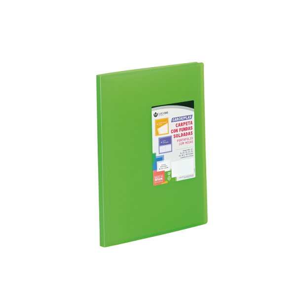 Carpeta multif. Carchidea 50 h. Verde trasl.