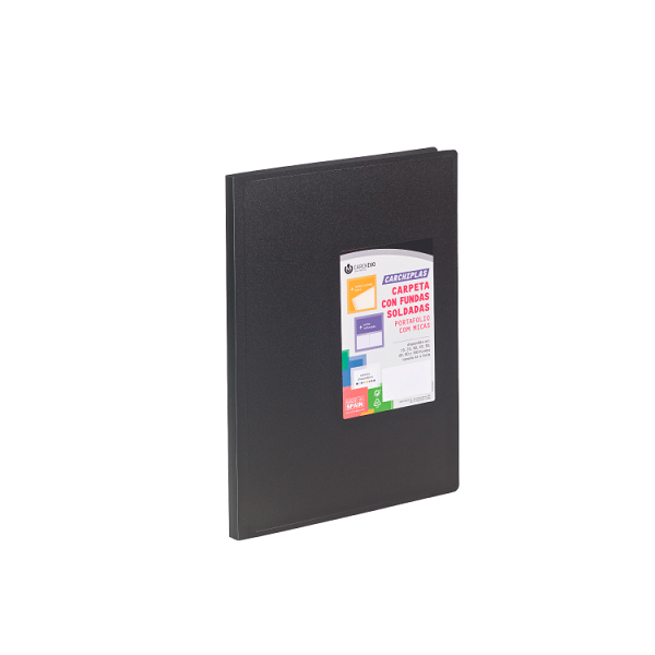 Carpeta multif. Carchidea 50 h. Negra opaca