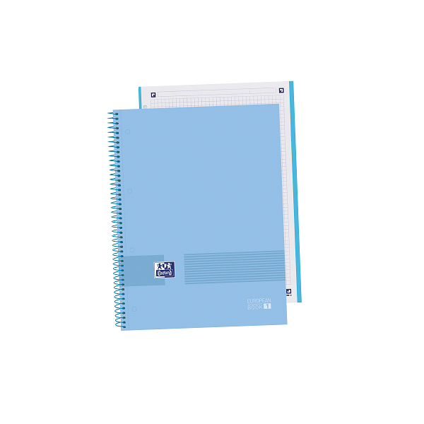 Cuaderno A4+ Europeanbook Oxford&You Azul pastel
