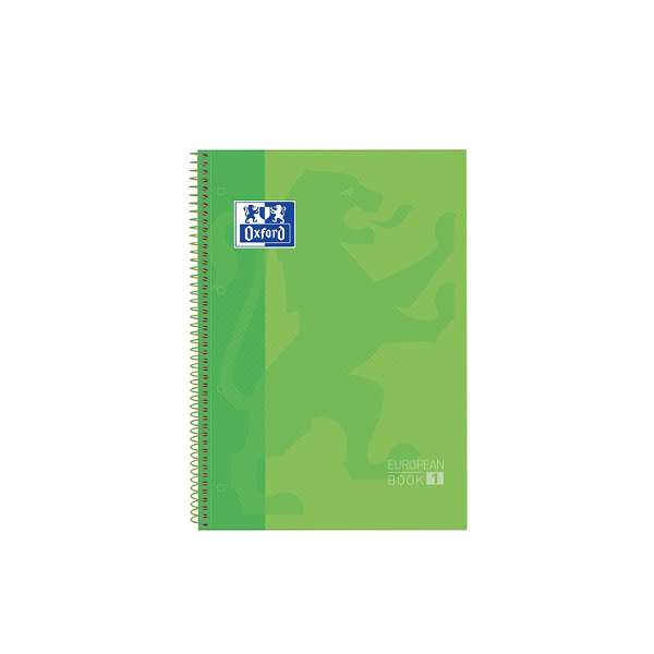 Cuaderno Oxford microperforado 80 h. Verde