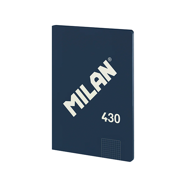 Libretas Milan 430 since 1918 A4 cuadricula 5x5 Azul