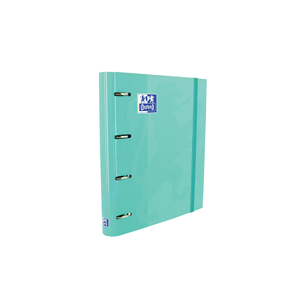 Carpeta Europeanbinder 4 anill. Verde icemint + Recambio 100 h.