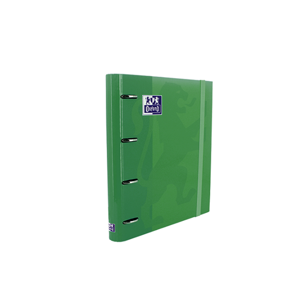 Carpeta Europeanbinder 4 anill. Verde + Rec.