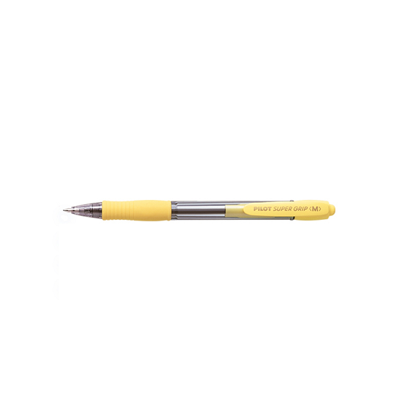 Bolígrafo Pilot Super Grip Amarillo