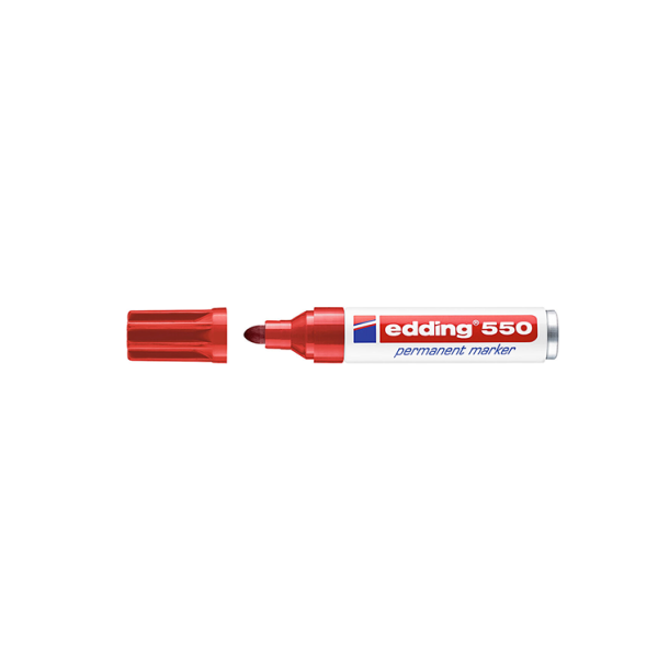 Rotulador Edding 550 Rojo