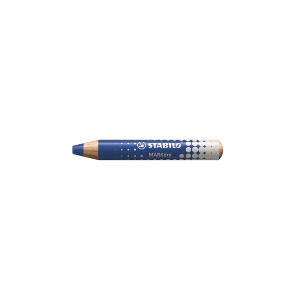 Lápiz pizarras Stabilo Marckdry Azul. Caja 5 u.