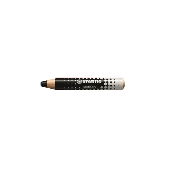 Lápiz pizarras Stabilo Marckdry Negro. Caja 5 u.