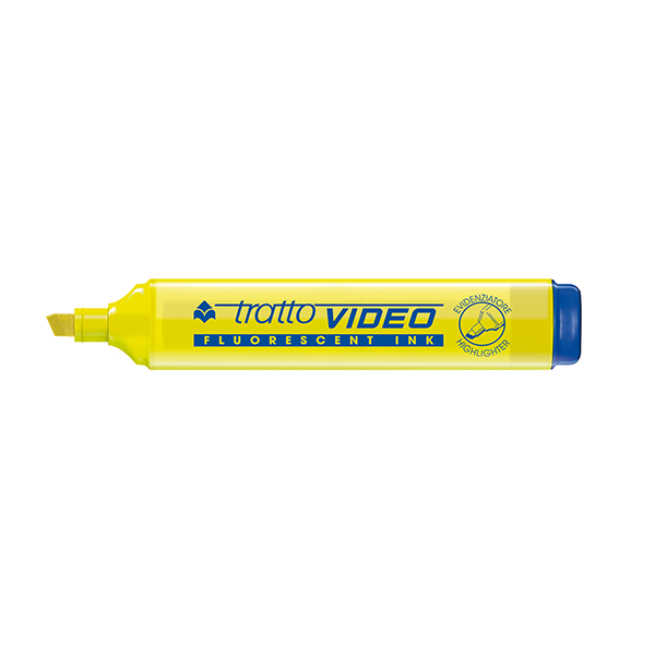 Marcador Tratto Video Amarillo