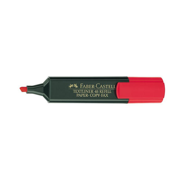 Marcador Faber Textliner 48 Rojo