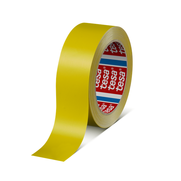Cinta aislante colores tesa 66 m x 50 mm Amarillo