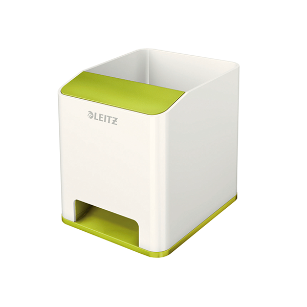 Cubilete Leitz WOW DUAL verde metalizado/blanco