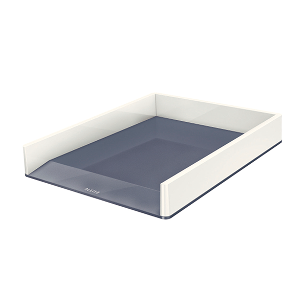 Bandeja Leitz WOW DUAL blanco perla/gris