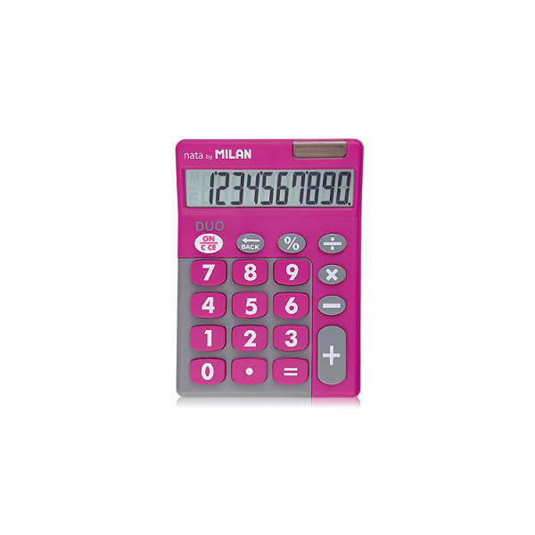 Calculadora Milan Duo rosa