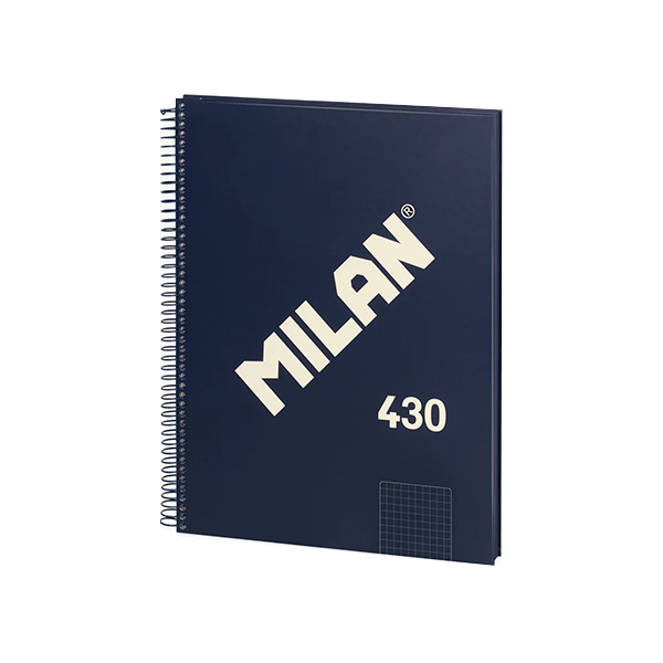 Cuaderno Milan 430 80 h. A4 95 g 5x5 Azul