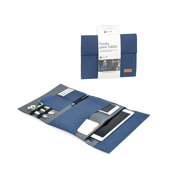 Cartera porta tablet Venture Azul