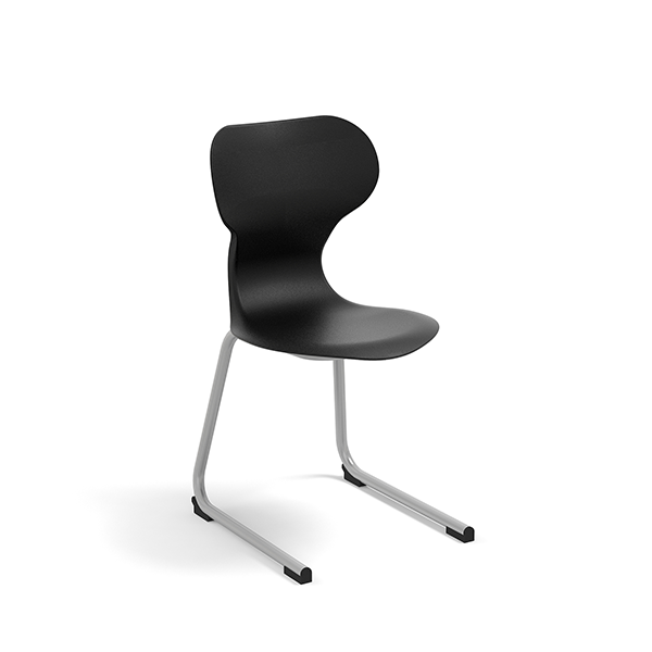 Silla MIA CANTILEVER T6 Negra