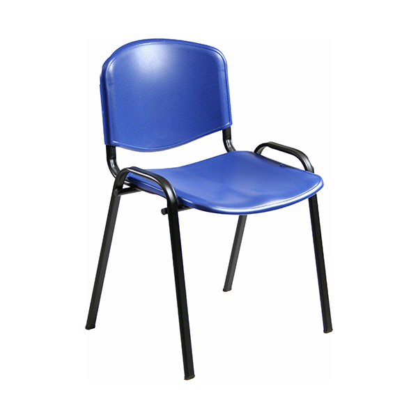 Silla Dado plástico azul