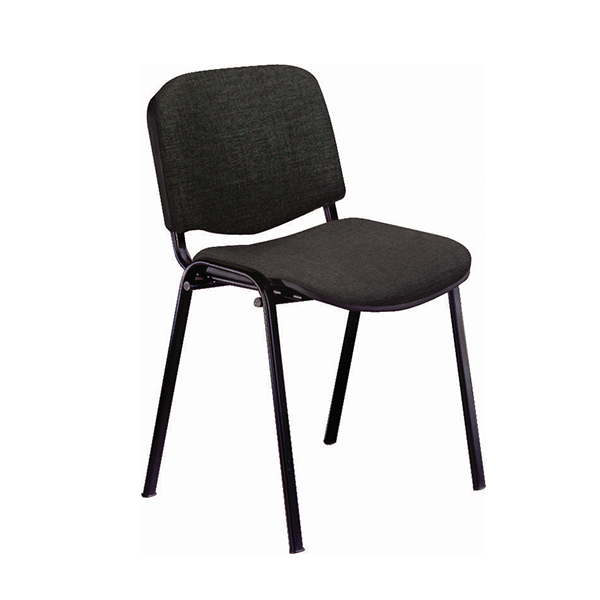 Silla Dado tapizada negro