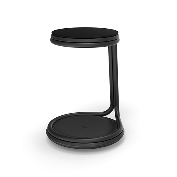 Taburete Jon negro 53 cm Ø32 cm