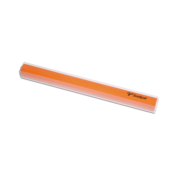 Rollo flocado adhesivo 0,45x1 m. Naranja