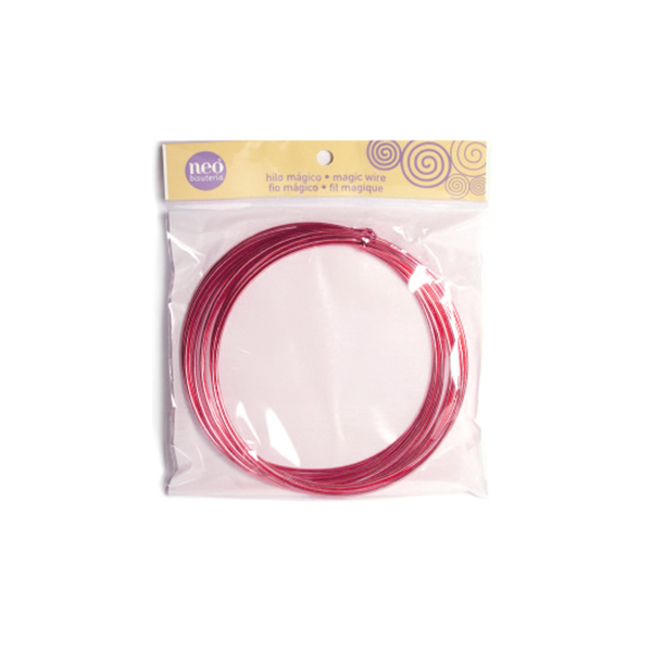 Hilo Aluminio flexible 1,5 mm. Rojo