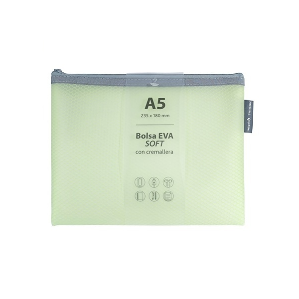 Bolsas cremallera EVA-BAG A5 Verde