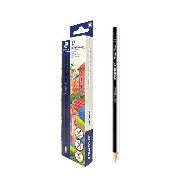 Caja 12 lápices Staedtler 185 blanco