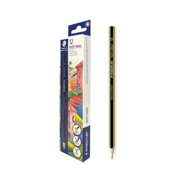 Caja 12 lápices Staedtler 185 Amarillo Claro