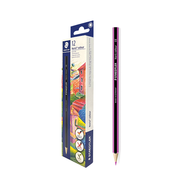 Caja 12 lápices Staedtler 185 Fucsia