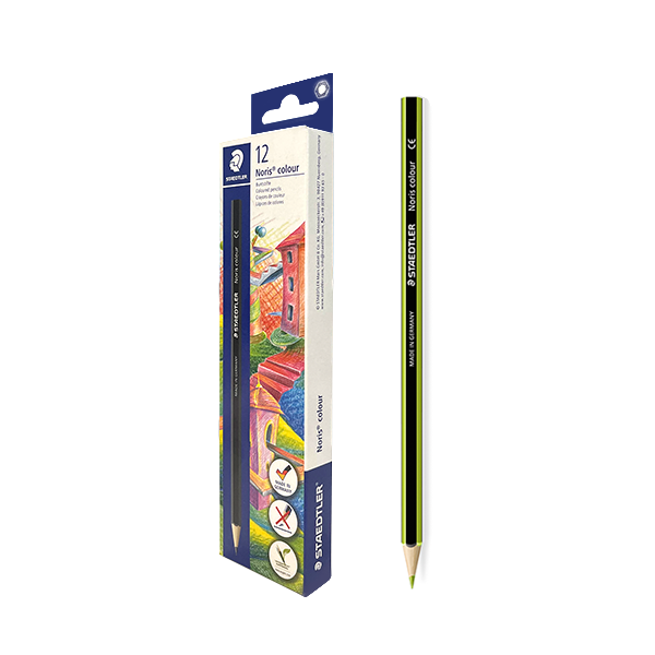 Caja 12 lápices Staedtler 185  Verde Claro