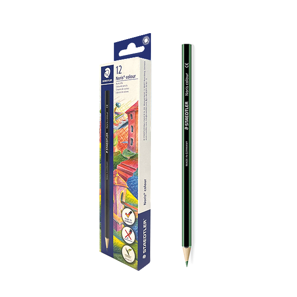 Caja 12 lápices Staedtler 185 Verde Osc.