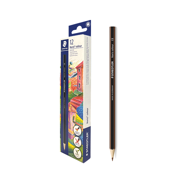 Caja 12 lápices Staedtler 185 Marrón Claro