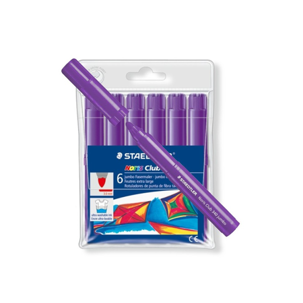 Estuche 6 rotuladores Staedtler Noris-340 Violeta