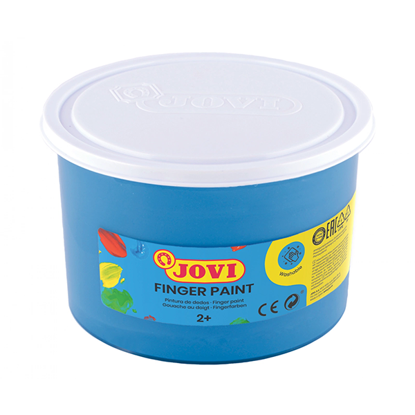 Pintura dedos Jovi 500 ml. Azul