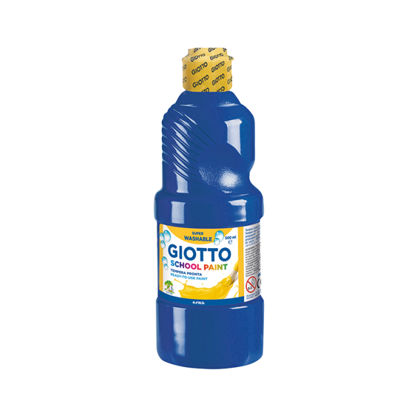 Témpera líquida Giotto 500 ml. Azul oscuro