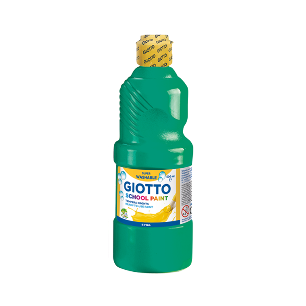 Témpera líquida Giotto 500 ml. Verde oscuro