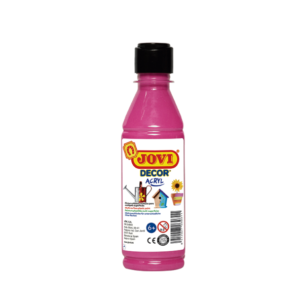 Pintura multiuso Jovidecor 250 ml. Magenta