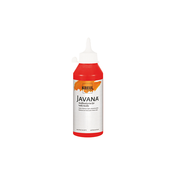 Pintura textil Javana 250 ml. Rojo