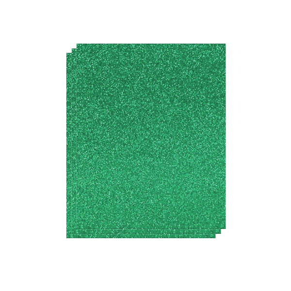 Planchas Eva 40x60 cm. purpurina Verde claro. Bolsa 3 u.