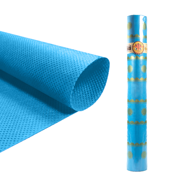 Rollo tejido bondy Azul 80 cm. x 25 m.