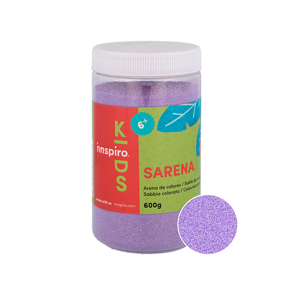 Bote 600 g. arena colores Violeta