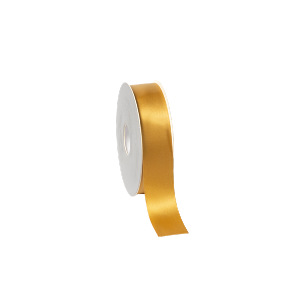 Cinta de raso 2,5 cm x 25 m Oro